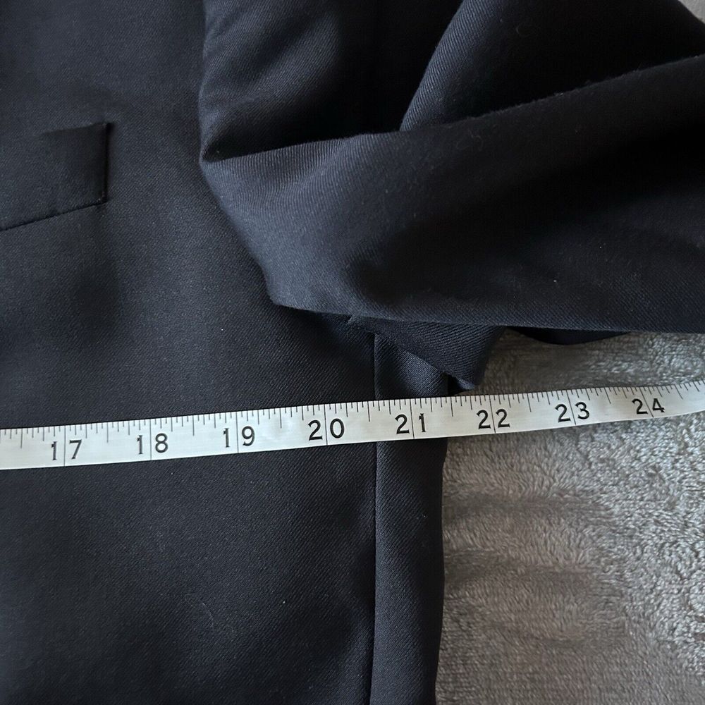 Lauren Ralph Lauren Blazer Men's 42L Gold Button Navy Sport Coat Wool Jacket - Picture 6 of 8